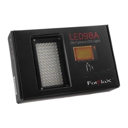 FOTODIOX Fotodiox LED-98A Pro Professional 98 LED Dimmable Photo-Video Light Kit with Removable Battery LED-98A